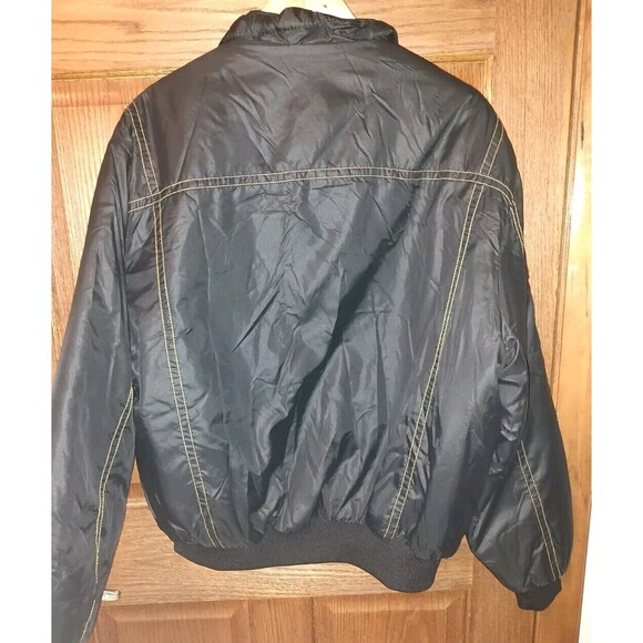 Vintage Swingster Jacket Men's XL Black Long Sleeve Made in USA Pockets - Picture 2 of 9